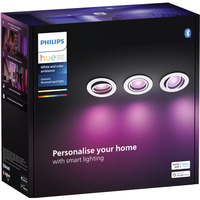 Philips HUE White & Color Ambiance Centura Einbauspot 3er-Pack, LED-Leuchte weiß, rund