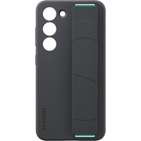 SAMSUNG Silicone Grip Case, Schutzhülle schwarz/grün, Samsung Galaxy S23