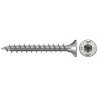 fischer Spanplattenschraube PowerFast II 3,0x16 Senkkopf TX 200 Stück, mit Vollgewinde, Edelstahl A2