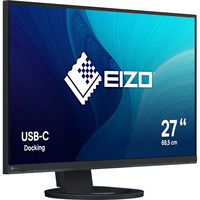 EIZO FlexScan EV2720S-BK, LED-Monitor 68.5 cm (27 Zoll), schwarz, WQHD, IPS, USB-C, USB-Hub
