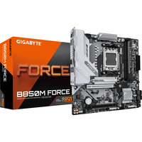GIGABYTE B850M FORCE, Mainboard schwarz/weiß