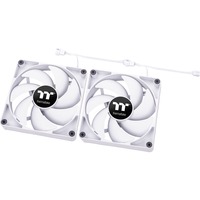 Thermaltake CT140 PC Cooling Fan White, Gehäuselüfter weiß, 2er Pack