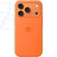 Apple Silikon Case mit MagSafe, Handyhülle orange, iPhone 17 Pro