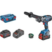 Bosch Akku-Schlagbohrschrauber BITURBO GSB 18V-150 C Professional, 18Volt blau/schwarz, 2x Akku ProCORE18V 8,0Ah, Bluetooth Modul, L-BOXX