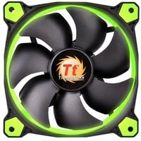 Thermaltake Riing 14 LED Green 140x140x25, Gehäuselüfter schwarz/grün