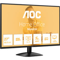 AOC 27B31H, LED-Monitor 68.6 cm (27 Zoll), schwarz, FullHD, IPS, Adaptive-Sync, HDMI, VGA, 120Hz Panel
