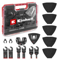 EINHELL Multitool-Set 35-teilig, in XL-PLUS-CASE, Sägeblatt-Satz für Metall, für Multifunktionswerkzeuge