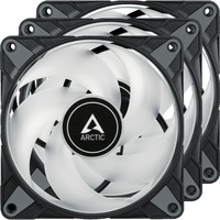 Arctic P12 PWM PST A-RGB 0dB 3er 120x120x25, Gehäuselüfter schwarz/transparent, 3er Pack