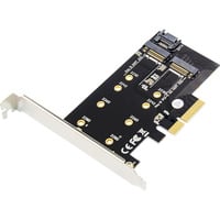 Digitus M.2 NGFF / NVMe SSD PCI Express 3.0 (x4), Schnittstellenkarte