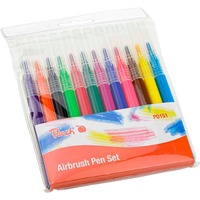 Peach Nachfüllset für elektrischen Airbrush Stift , Farbe PO151, 12 Farben