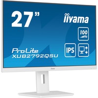 iiyama Iiyama 27" XUB2792QSU-W6, LED-Monitor 69 cm (27 Zoll), weiß (matt), WQHD, IPS, AMD Free-Sync, 100Hz Panel