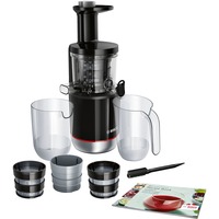 Bosch Home Slow Juicer VitaExtract, Entsafter schwarz/edelstahl, 150 Watt, Saftbehälter 1 Liter