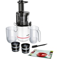 Bosch Home Slow Juicer VitaExtract, Entsafter weiß, 150 Watt, Saftbehälter 1 Liter