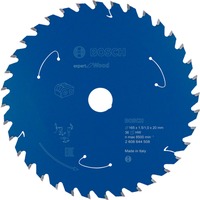 Bosch Kreissägeblatt Expert for Wood, Ø 165mm, 36Z Bohrung 20mm, für Akku-Handkreissägen