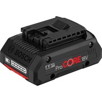 Bosch Professional Akku ProCORE 18V 4.0Ah Professional schwarz/rot, AMPShare Alliance