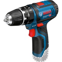Bosch Professional Akku-Schlagbohrschrauber GSB 12V-15 Professional, 12Volt blau/schwarz, ohne Akku und Ladegerät, L-BOXX