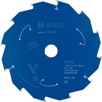 Bosch Professional EXPERT Wood Kreissägeblatt, Ø 160mm, 12Z Bohrung 20mm, für Akku-Handkreissägen