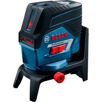 Bosch Professional Kombilaser GCL 2-50 C Professional + RM2 (LBR), Kreuzlinienlaser blau/schwarz, rote Laserlinien, mit Halterung