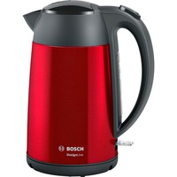Bosch Wasserkocher DesignLine TWK3P424 rot/grau, 1,7 Liter