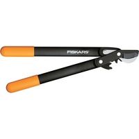 Fiskars PowerGear II Bypass Getriebe-Astschere L70 schwarz/orange