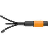 Fiskars QuikFit Grubber, Handgrubber schwarz/orange, 9cm