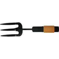 Fiskars QuikFit Pflanzgabel schwarz/orange, 7,5cm
