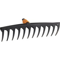 Fiskars QuikFit Rechen, Kunststoff schwarz/orange, 41cm