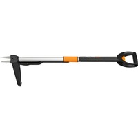 Fiskars SmartFit Teleskop-Unkrautstecher schwarz/orange