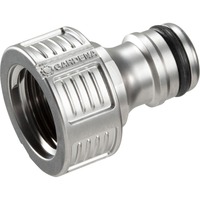 GARDENA Premium Hahnverbinder 21mm (G 1/2"), Hahnstück silber