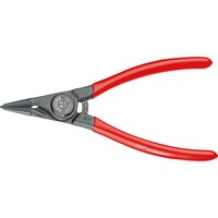 GEDORE Montagezange, Form A, gerade, 10mm-25mm, Sicherungsring-Zange rot/schwarz, für Außen-Sicherungsringe