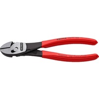 KNIPEX TwinForce Hochleistungs-Seitenschneider, Schneid-Zange rot, 7371180