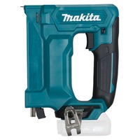 Makita Akku-Tacker ST113DZ, 10,8 Volt, Elektrotacker blau/schwarz, ohne Akku und Ladegerät