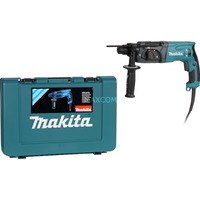 Makita Bohrhammer HR2470 blau/schwarz, Transportkoffer, 780 Watt