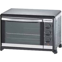 Rommelsbacher Kleinbackofen mit Umluft BG 1055/E, Mini-Backofen silber/schwarz, Retail