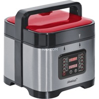 Steba Multikocher / Schnellkochtopf DD 1 ECO, Multikocher edelstahl/rot, 900 Watt, 5 Liter
