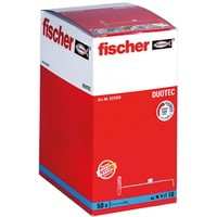 fischer Kippdübel DUOTEC 10 hellgrau/rot, 50 Stück