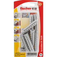 fischer Spreizdübel SX 10x50 K hellgrau, 10 Stück