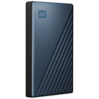 WD My Passport Ultra 2 TB, Externe Festplatte blau/schwarz, USB-C 3.2 Gen 1