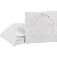 MediaRange CD/DVD Papierhüllen, Schutzhülle 100 Stück, Bulk