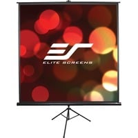 EliteScreens Tripod, Stativleinwand schwarz, 85", 1:1, MaxWhite