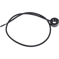 Alphacool Eiszapfen Temperatursensor G1/4 IG/IG schwarz, mit AG Adapter - Deep Black