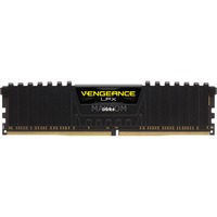 Corsair DIMM 8 GB DDR4-3000  , Arbeitsspeicher schwarz, CMK8GX4M1D3000C16, Vengeance LPX, INTEL XMP