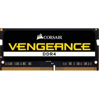 Corsair SO-DIMM 16 GB DDR4-2666  , Arbeitsspeicher schwarz, CMSX16GX4M1A2666C18, Vengeance