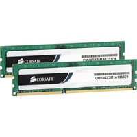Corsair ValueSelect DIMM 16 GB DDR3-1333 (2x 8 GB) Dual-Kit, Arbeitsspeicher CMV16GX3M2A1333C9, ValueSelect, Retail
