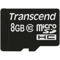 Transcend microSDHC Card 8 GB, Speicherkarte Class 10