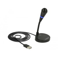 DeLOCK USB Mikrofon schwarz, USB, Plug & Play