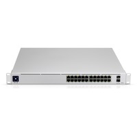 Ubiquiti USW-Pro-24-POE, Switch grau, 400W PoE Budget