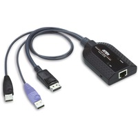 ATEN KA7189-AX USB + DisplayPort KVM Adapter schwarz