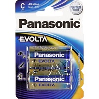 Panasonic EVOLTA Platinum LR14EGE/2BP, Batterie silber