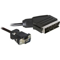 DeLOCK Adapterkabel Video Scart > VGA schwarz, 2 Meter